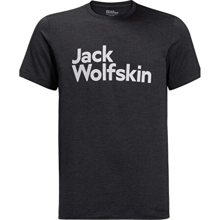 Jack Wolfskin BRAND T M SİYAH Erkek Tshirt