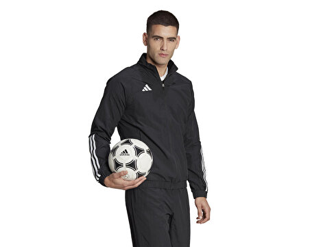 adidas Tiro23 C Pre Jk Erkek Futbol Antrenman Ceketi HK8045 Siyah