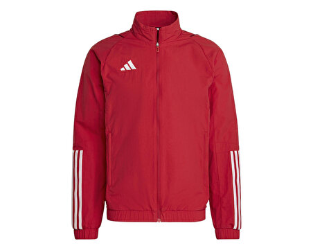 adidas Tiro23 C Pre Jk Erkek Futbol Antrenman Ceketi HI3054 Kırmızı