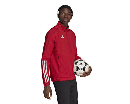 adidas Tiro23 C Pre Jk Erkek Futbol Antrenman Ceketi HI3054 Kırmızı