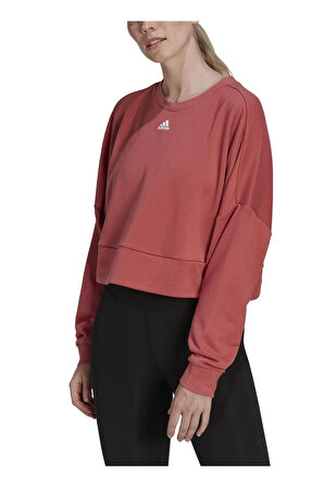 Adidas HM8711 W Stdio Swt Kadın Sweatshirt