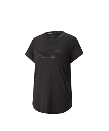 Puma Safari Glam Ss Tee Kadın Koşu Tişörtü  52225201 Siyah