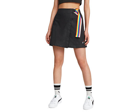 Puma Downtown   Skirt Kadın Günlük Etek 53821301 Siyah