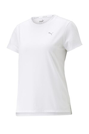 RUN FAVORITE HEATHER SS T Beyaz Kadın Kısa Kol T-Shirt