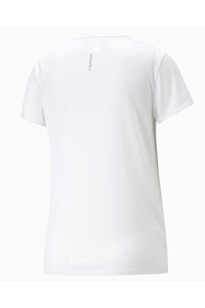 RUN FAVORITE HEATHER SS T Beyaz Kadın Kısa Kol T-Shirt
