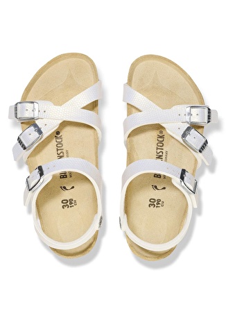 Birkenstock Beyaz Kız Çocuk Sandalet KUMBA KIDS