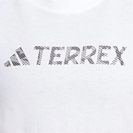 Adidas Terrex Classic Logo Tee W HZ1391 Kadın Tişört Beyaz