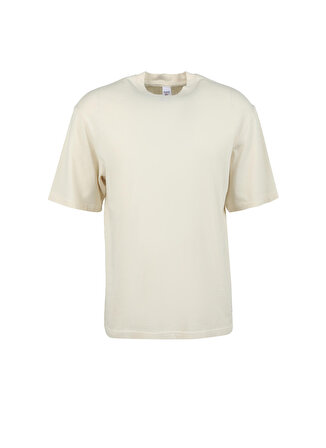 Reebok Yuvarlak Yaka Düz Kırık Beyaz Kadın T-Shirt HS9150 CL ND TEE