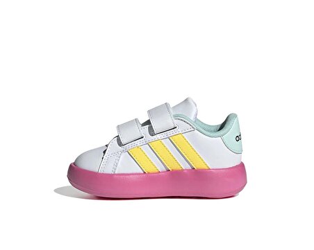 adidas Grand Court Minnie Cf I Bebek Günlük Ayakkabı ID8018 Beyaz