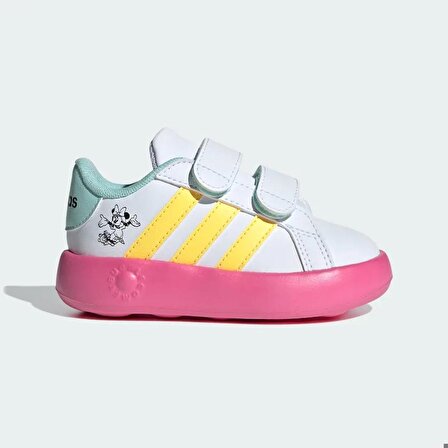 Adidas GRAND COURT MINNIE CF I BEYAZ Çocuk Günlük Ayakkabı