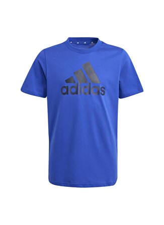 adidas Düz Mavi Erkek T-Shirt IJ6264-U BL TEE