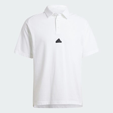 adidas Z.N.E. Premium Erkek Beyaz Polo Tişört (IJ6136)