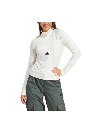 adidas City Escape Kadın Beyaz Spor Sweatshirt (IS3032)