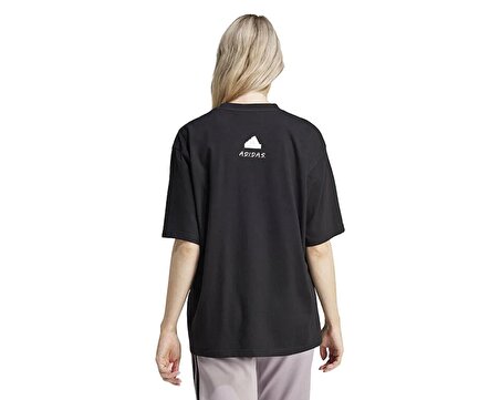 adidas All Day Os Tee Kadın Günlük Tişört IS1240 Siyah