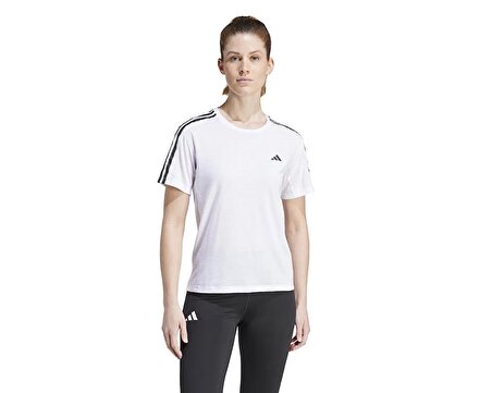 adidas Otr E 3S Tee Kadın Koşu Tişörtü IQ3876 Beyaz