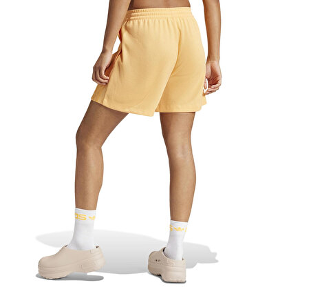 IS2330-K adidas Knıtted Shorts Kadın Şort Ve Kapri Sarı