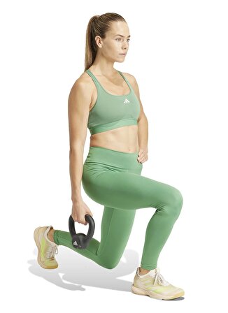 adidas Yeşil Kadın O Yaka Sporcu Sütyeni IU1734 PWRCT