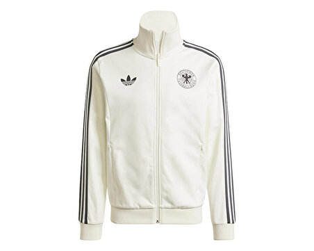 adidas Almanya Beckenbauer Fermuarlı Üst Erkek Almanya Futbol Ceketi IU2100 Beyaz