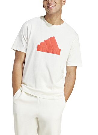 adidas T-Shirt, M, Beyaz