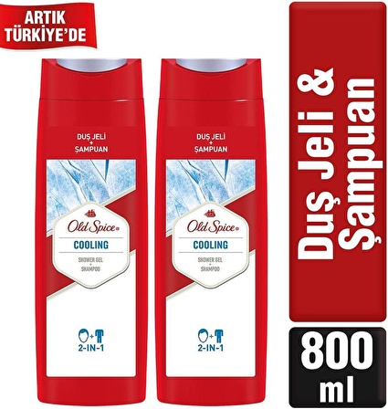 Old Spice Cooling Duş Jeli ve Şampuan 400 ML