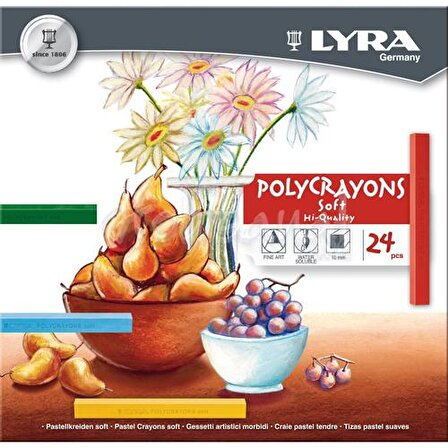Lyra Polycrayons Toz Pastel Boya 24 Renk 5651240