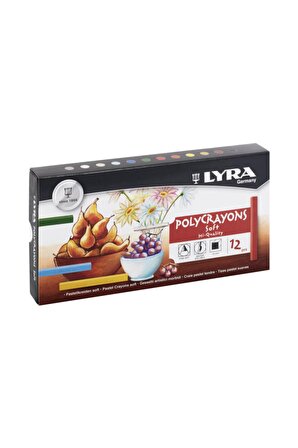 Lyra Polycrayons Toz Pastel Boya 12 Renk 5651120