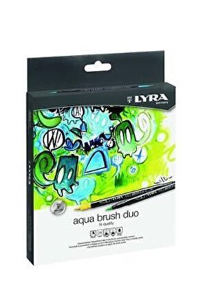 Lyra Aqua Brush Duo Hi-Quality Keçeli Kalem 24'lü 215579