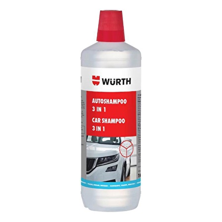 Würth 3 Etkili Araç Şampuanı 1 Litre