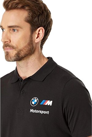 Puma BMW MMS ESS Polo PUMA Black Erkek T-Shirt