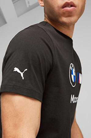 BMW MMS ESS Logo Tee  Siyah Erkek Kısa Kol T-Shirt
