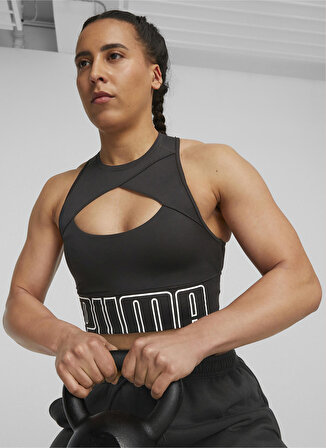Puma Siyah Kadın Sporcu Sütyeni MOVE FASHION BRA LONGLINE