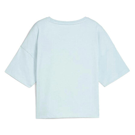 Essential Kadın Mavi Günlük Stil T-Shirt 58686622