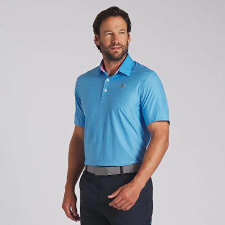 Puma x PTC Jacquard Polo Tshirt / Erkek Baskılı Golf Tshirt 
