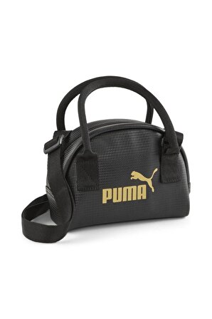 Puma Core Up Mini Grip Kadın El Ve Omuz Çantası Siyah