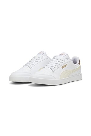 Puma Shuffle-White Gold Unısex Günlük Spor Ayakkabı