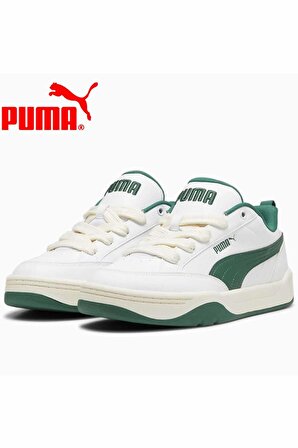 Puma Park Erkek Sneaker Ayakkabı 395084-02 Beyaz-Yeşl