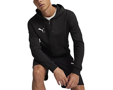 Puma Teamgoal Casuals Hooded Erkek Futbol Ceketi 65859503 Siyah