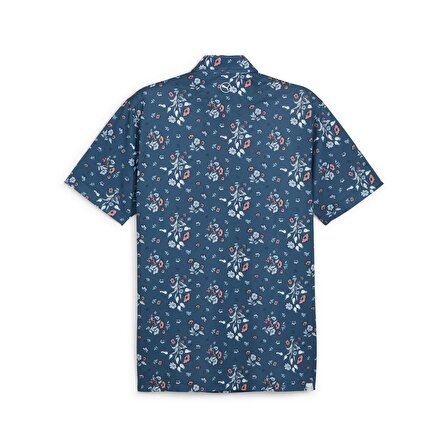Puma Heirloom Pique Polo Tshirt / Erkek Çiçek Baskılı Golf Tshirt