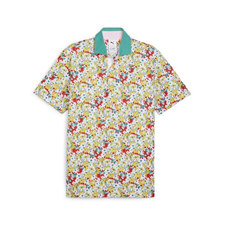 Puma AP Floral Polo Tshirt / Erkek Çiçek Baskılı Golf Tshirt