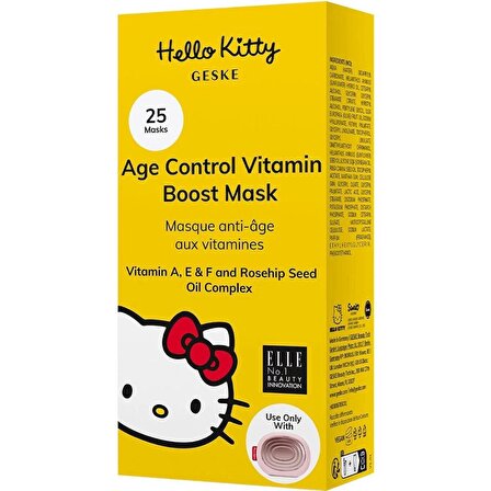 Geske Age Control Vitamin Boost Mask-Oval (Anti-Age Vitamin Kompleks İçeren Maske)