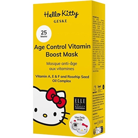 Geske Age Control Vitamin Boost Mask-Head (Anti-Age Vitamin Kompleks İçeren Maske)