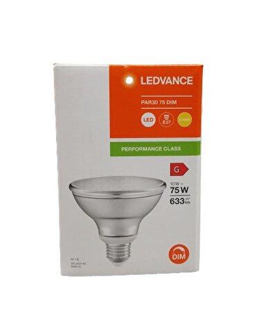 Ledvance PAR30 10W LED Spot Ampul Dimlenir 2700K Sarı Işık