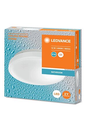 Osram - Ledvance 12W Led Plafonyer 4000K Gün Işığı Tavan Armatür Banyo Lambası