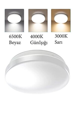 Osram - Ledvance 12W Led Plafonyer 6500K Beyaz Işık - Tavan Armatür Banyo Lambası