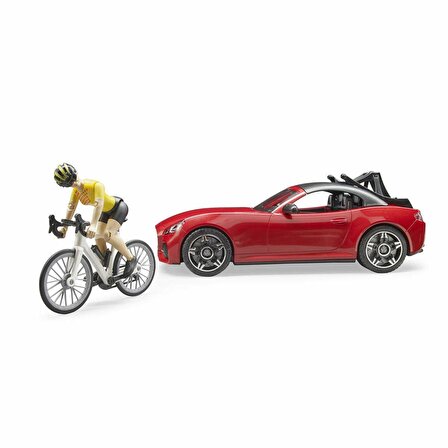 Roadster Araba Bisiklet ve Sürücüsü FABBATOYS