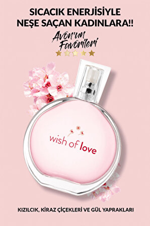 Avon Wish Of Love Kadın Parfüm Edt 50 Ml. İkili Set