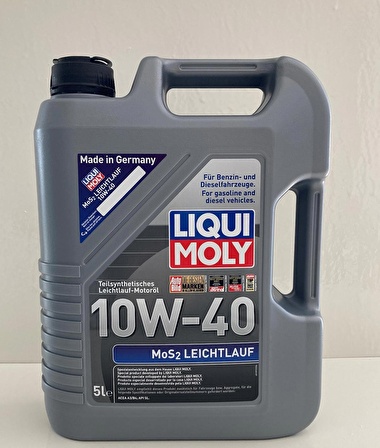 Liqui Moly MoS2 Leichtlauf 10W-40 Motor Yağı 5 Lt