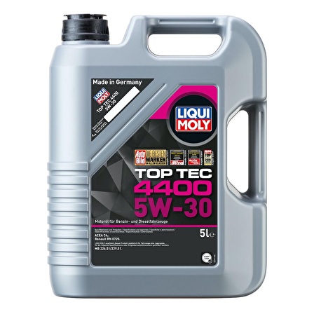 Liqui Moly Top Tec 4400 5W-30 Sentetik 5 lt DPF Benzin-Dizel Motor Yağı 