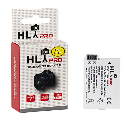 Hlypro Canon 650D için LP-E8 Batarya