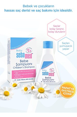 Sebamed Baby Göz Yakmayan Papatya Özlü Bebek Şampuanı 250 ml